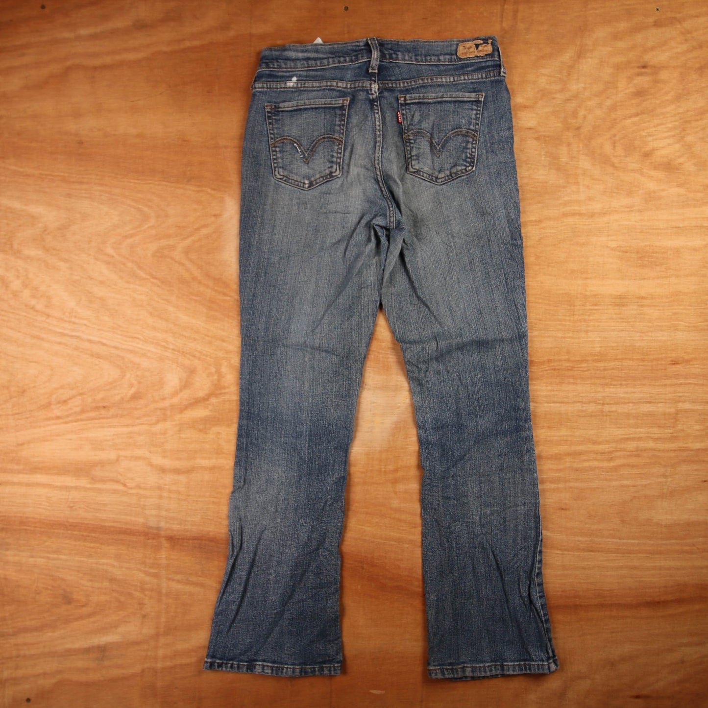 Levi's 55 Red Tab W30 L30 Bootcut Blue Denim Jeans