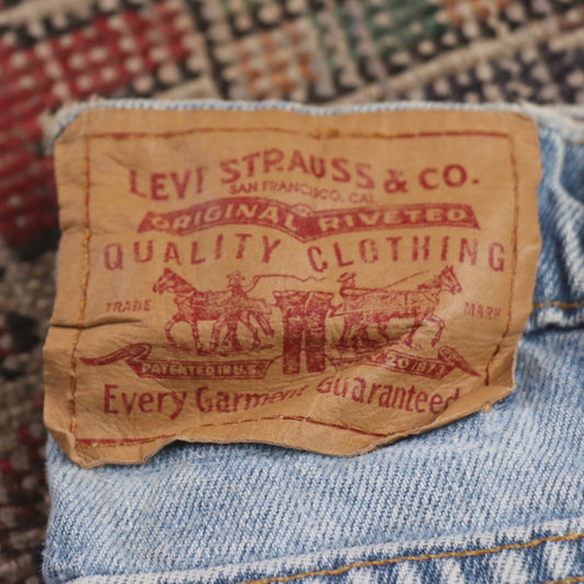 Levi's W34 L30 Tapered Leg Relaxed Fit Blue Denim Jeans