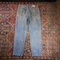 Levi's W34 L29 Tapered Leg Relaxed Fit Classic Ripped Style Blue Denim Jeans