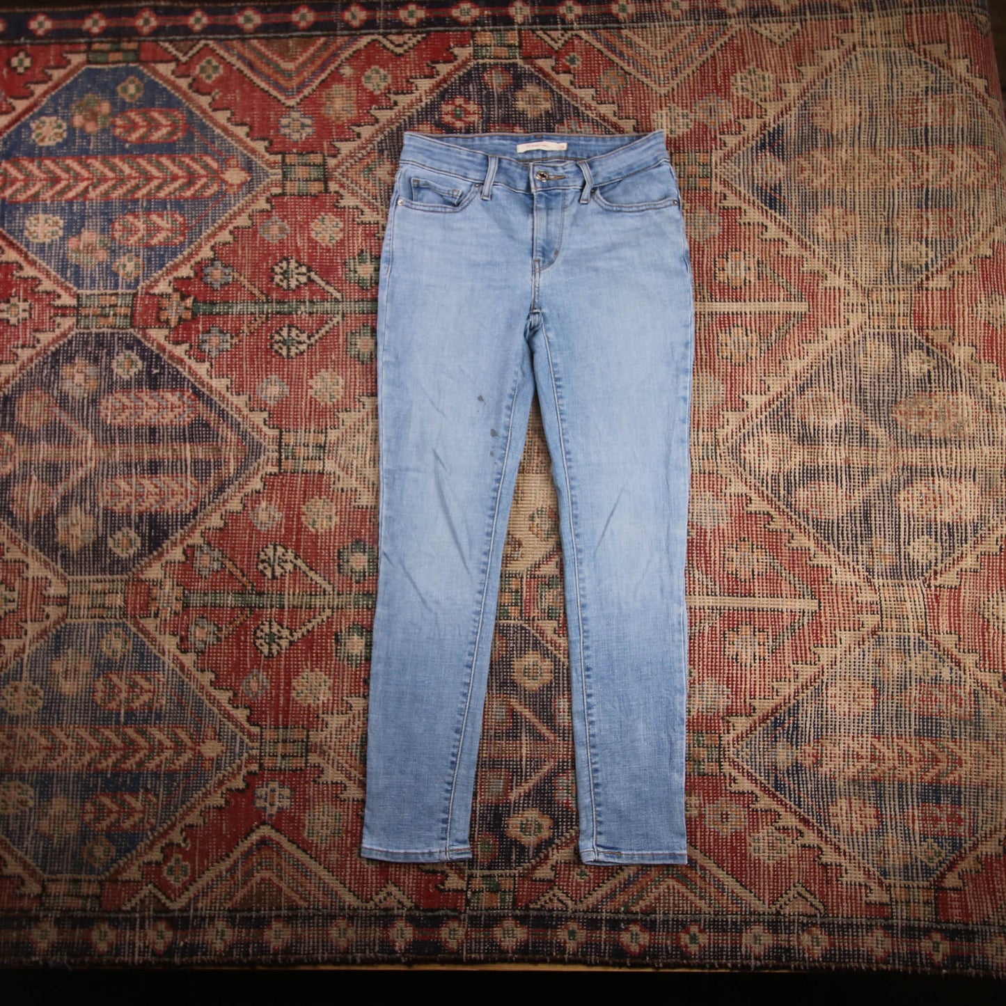 Levi's 711 W26 L26 Skinny Blue Denim Jeans
