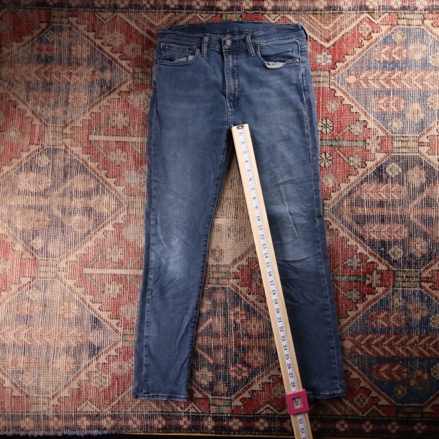 Levi's 510 Red Tab W32 L30 Skinny Blue Denim Jeans
