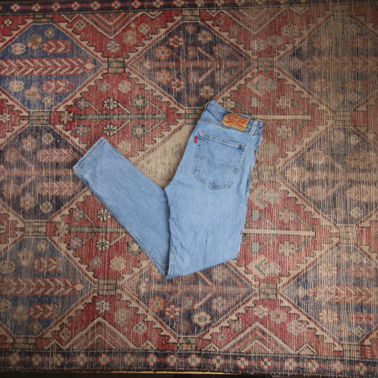 Levi's 512 W30 L30 Tapered Leg Slim Fit Blue Denim Jeans