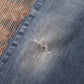 Levi's 514 Red Tab W32 L30 Straight Leg Classic Ripped Style Blue Denim Jeans