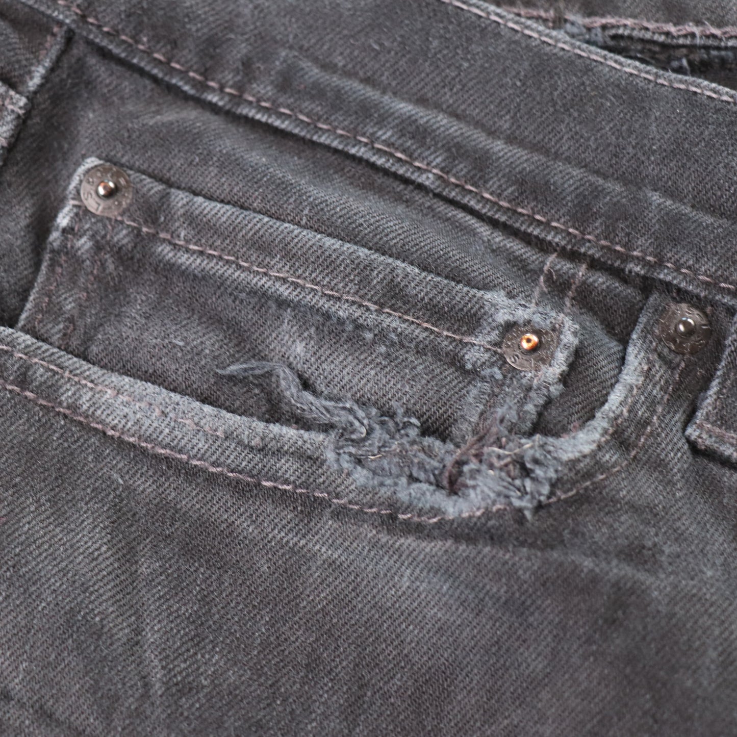 Levi's Red Tab W30 L31 Slim Straight Leg Jeans Black Denim Jeans