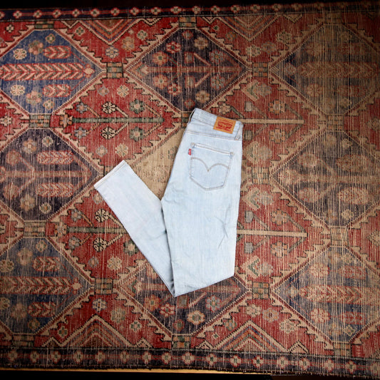 Levi's 720 W26 L30 Skinny Blue Denim Jeans