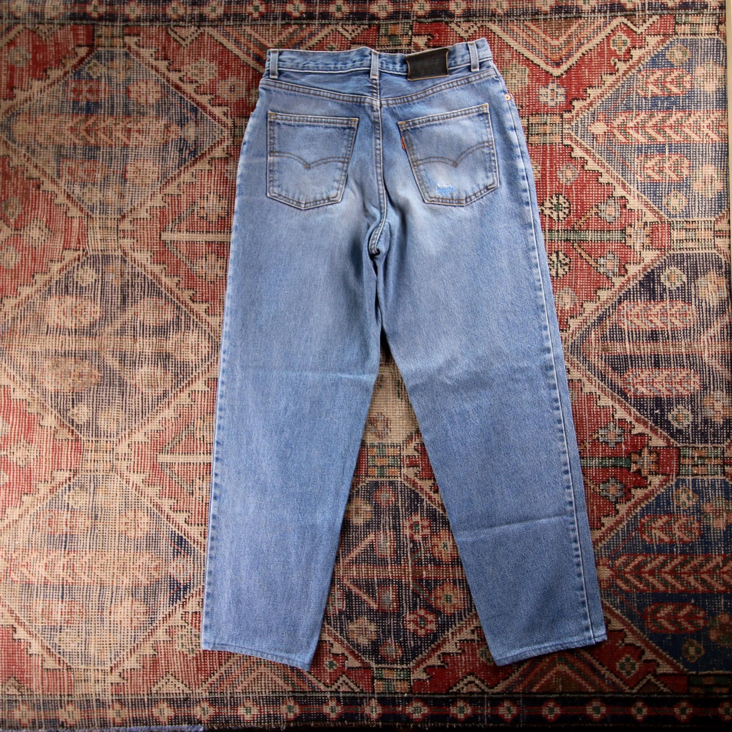 Levi's 501 Orange Tab W30 L28 Original Fit Blue Denim Jeans