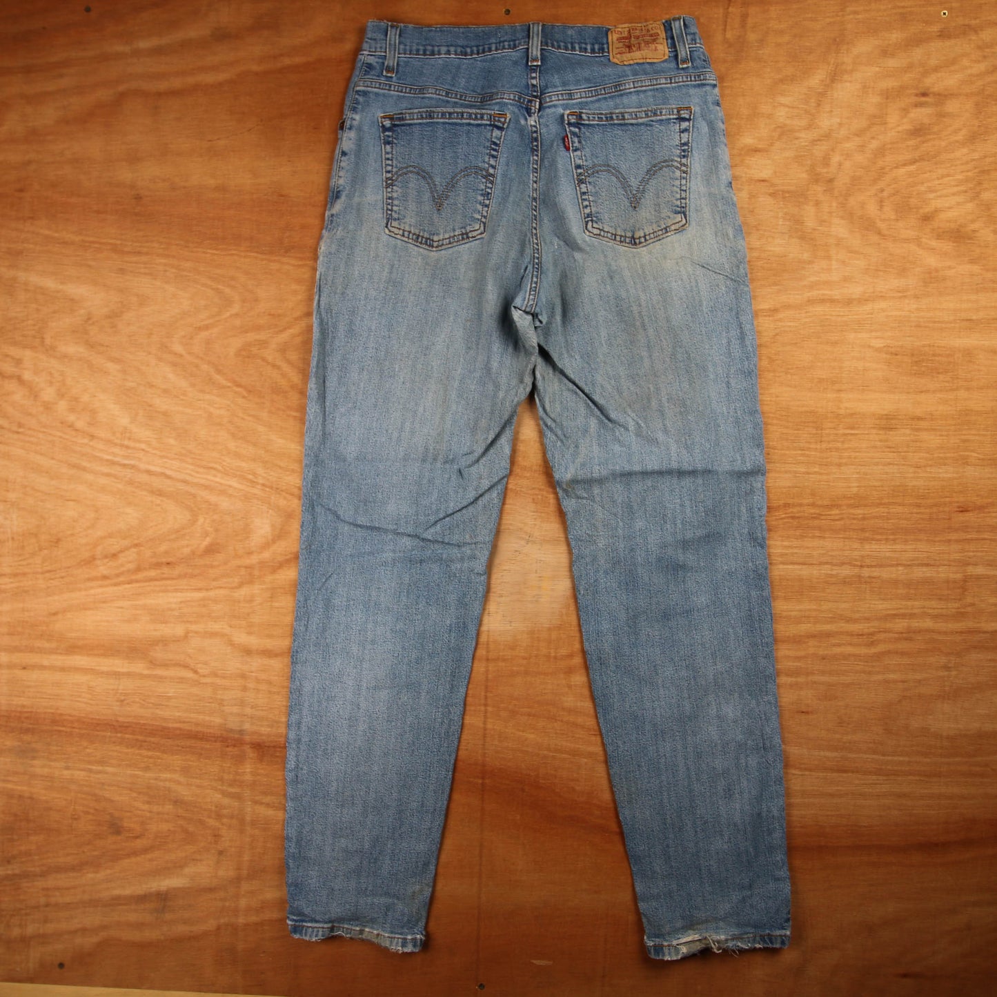 Levi's 514 Red Tab W30 L30 Straight Leg Blue Denim Jeans