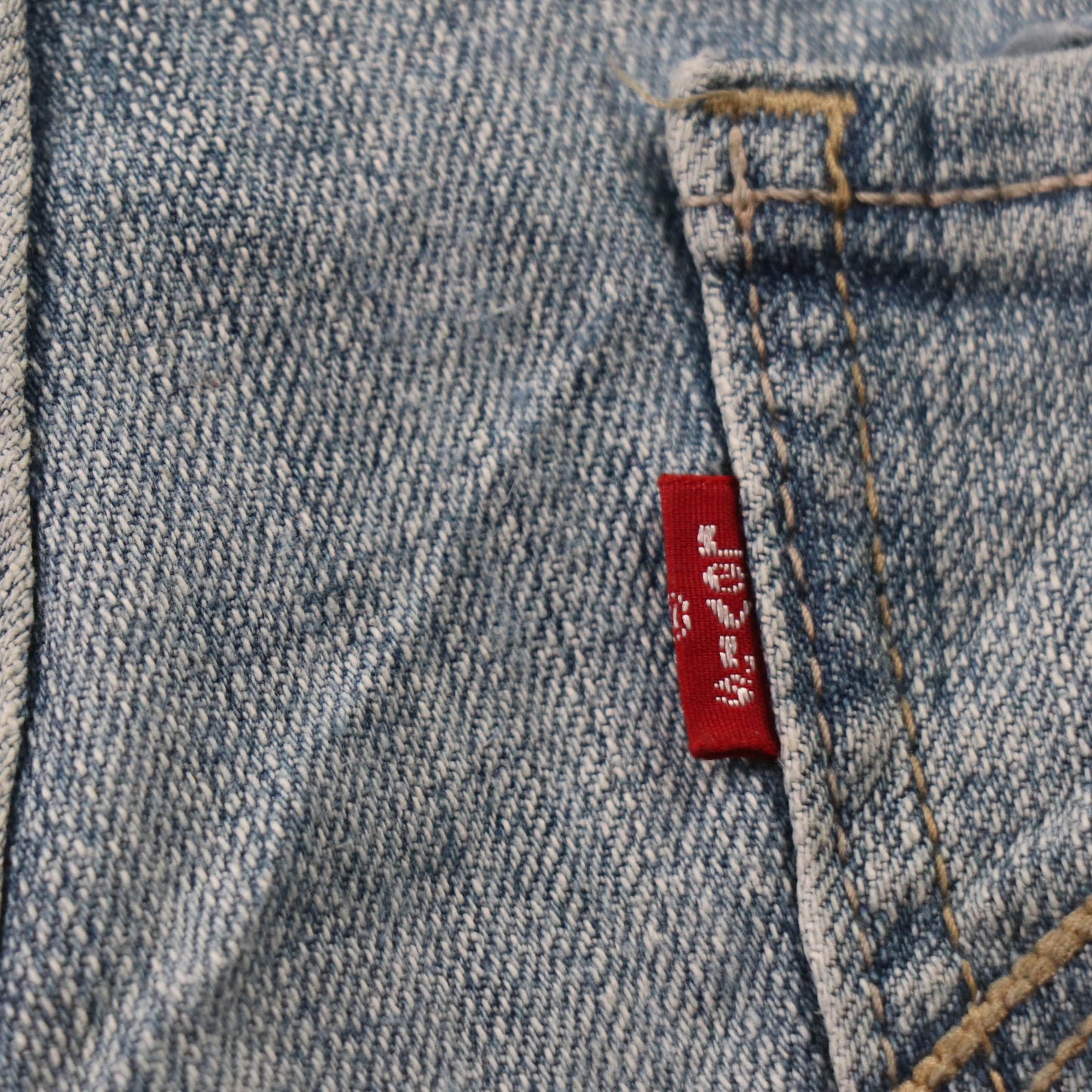 Levi's 524 Red Tab W32 L27 Bootcut Blue Denim Jeans