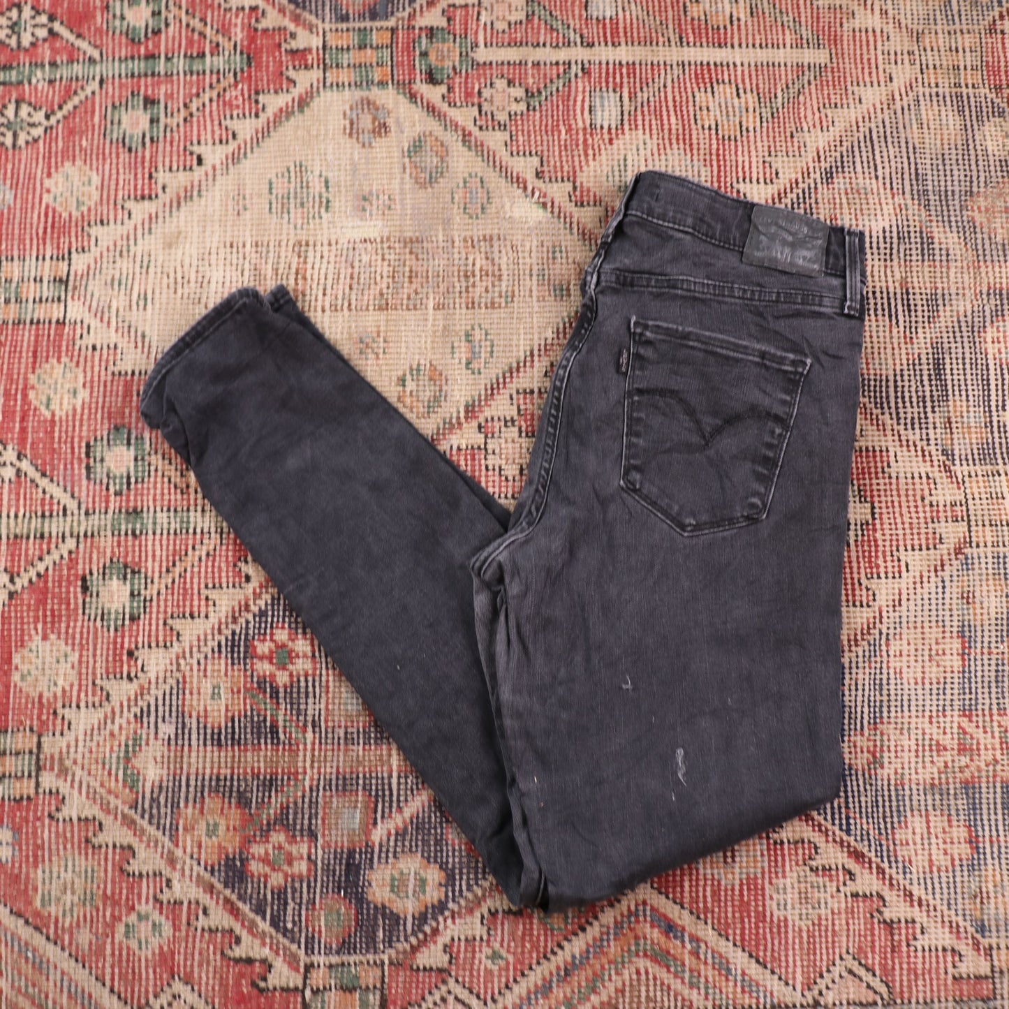 Levi's W32 L29 Skinny Black Denim Jeans