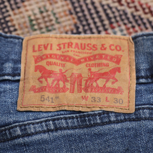 Levi's 541 W32 L27 Tapered Leg Blue Denim Jeans