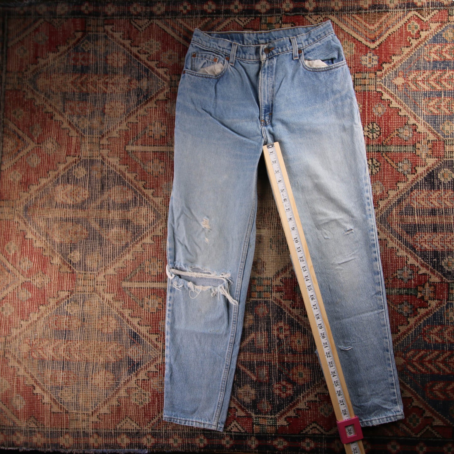 Levi's 165 Red Tab W30 L30 Relaxed Fit Blue Denim Jeans
