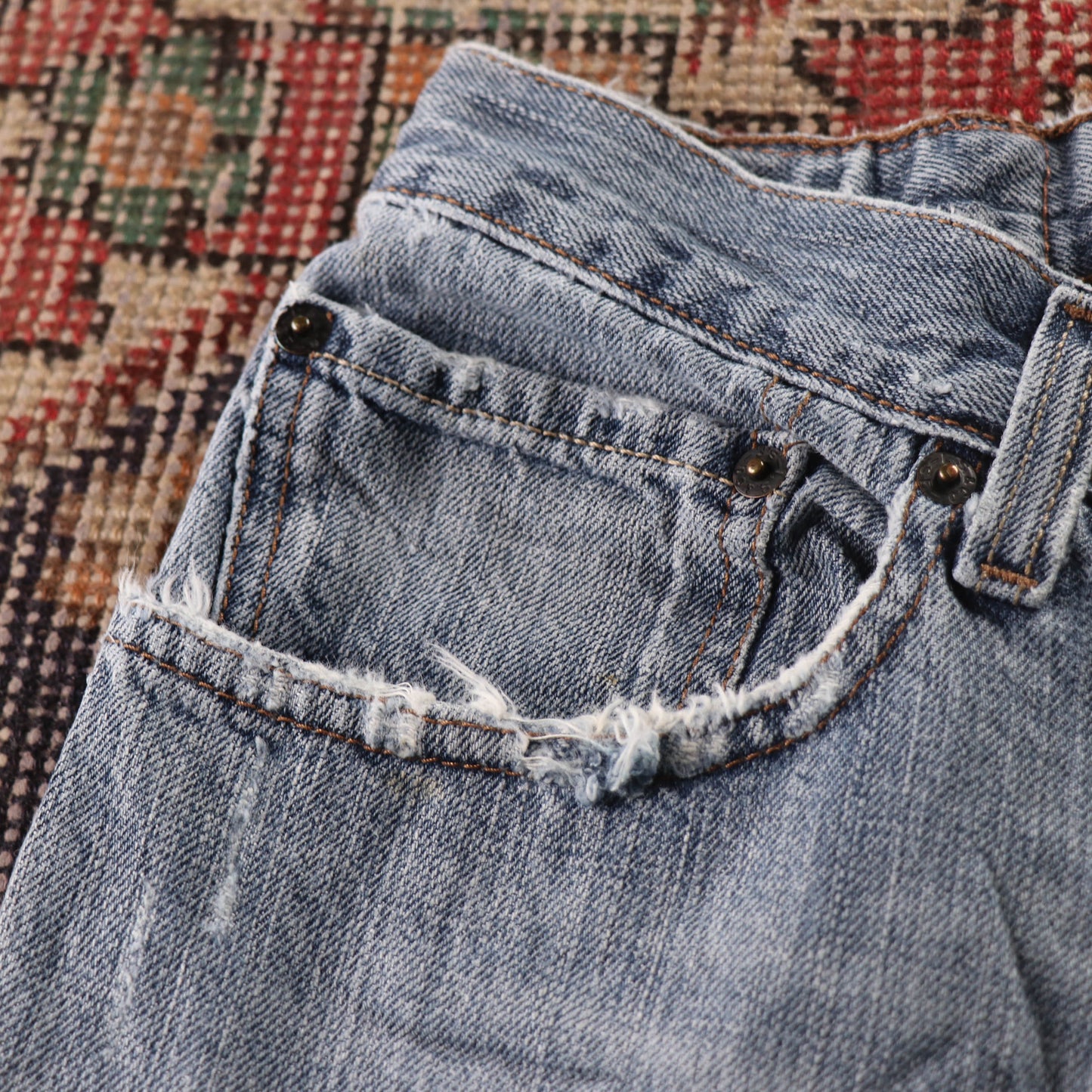 Levi's 559 Red Tab W36 L31 Straight Leg Relaxed Fit Blue Denim Jeans