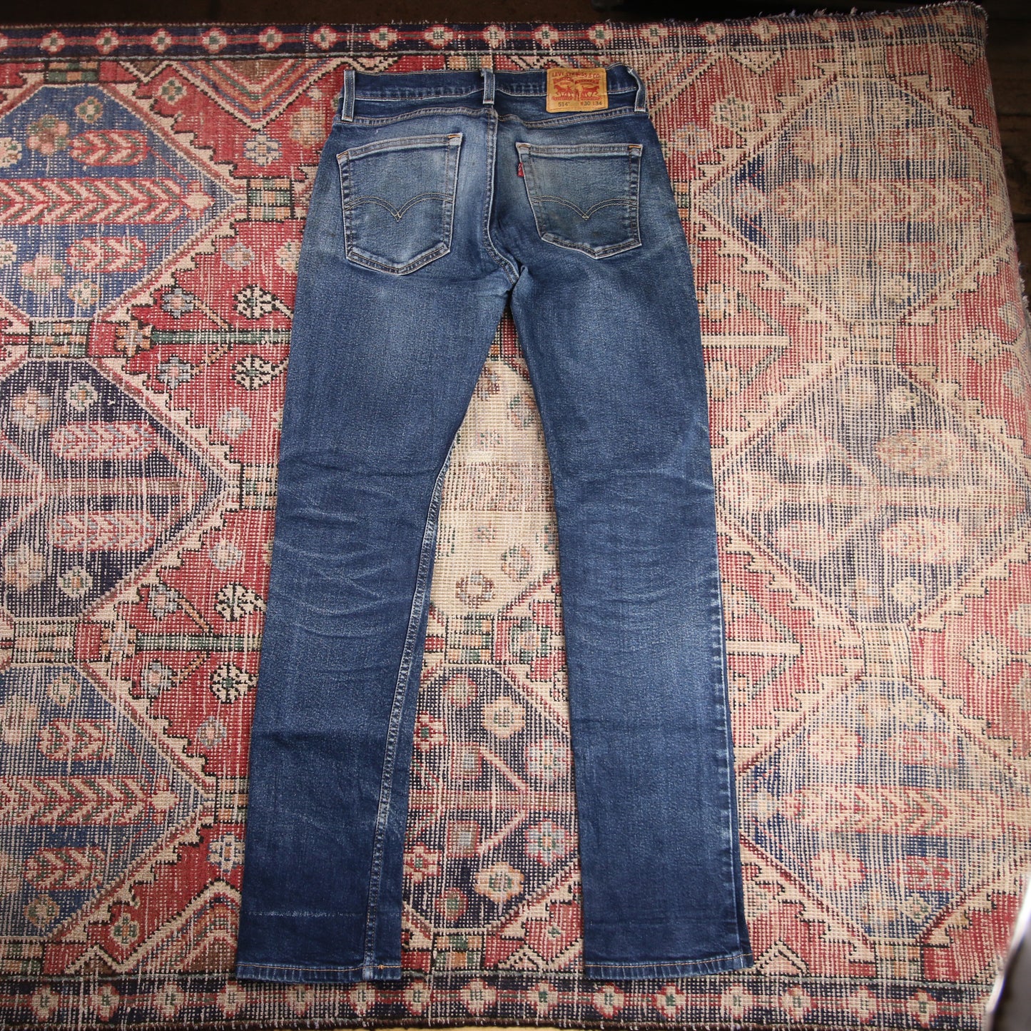 Levi's 514 W30 L33 Straight Leg Blue Denim Jeans