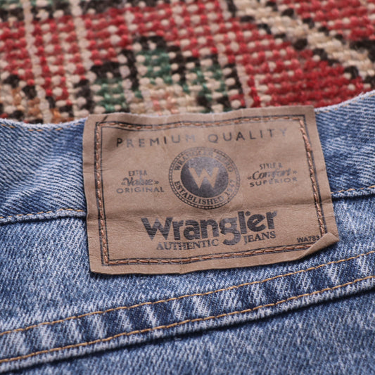 Wrangler W50 L32 Relaxed Blue Denim Jeans