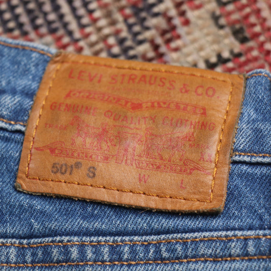 Levi's 501 W30 L28 Original Fit Blue Denim Jeans