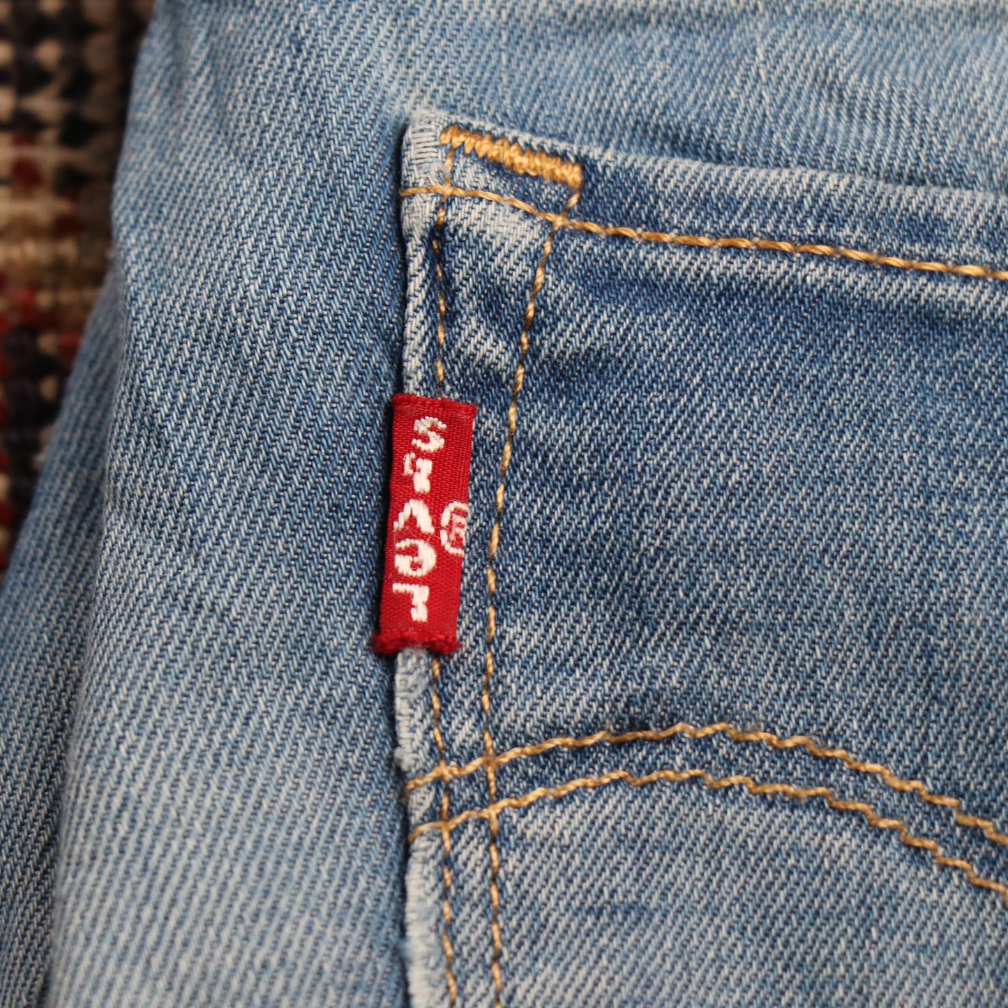 Levi's 712 W24 L26 Slim Fit Classic Ripped Style Blue Denim Jeans