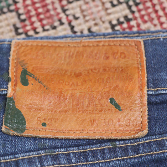 Levi's 512 W28 L28 Tapered Leg Slim Fit Blue Denim Jeans