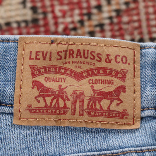 Levi's 715 W28 L29 Flared Blue Denim Jeans