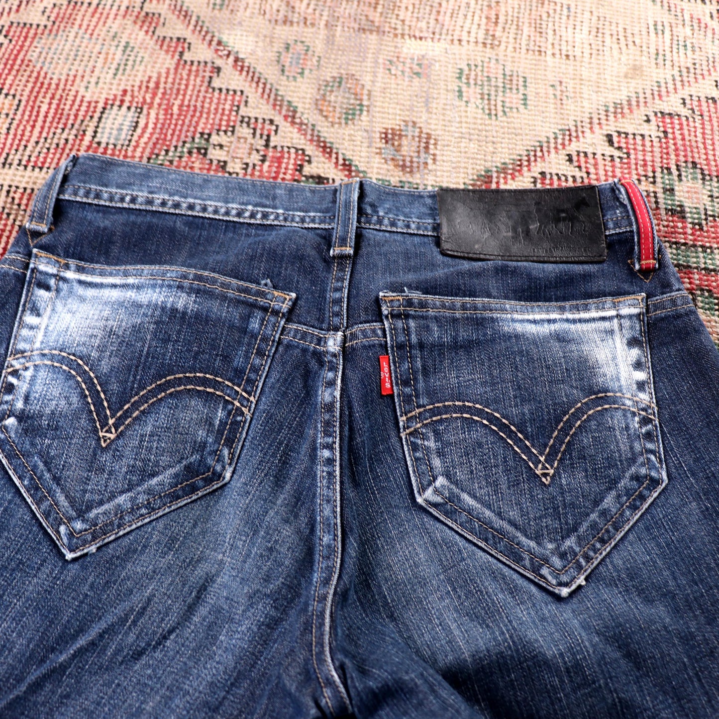 Levi's 559 Red Tab W28 L26 Straight Leg Relaxed Fit Blue Denim Jeans