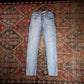 Levi's 512 W24 L26 Tapered Leg Slim Fit Blue Denim Jeans