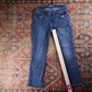 Levi's W30 L29 Bootcut Blue Denim Jeans