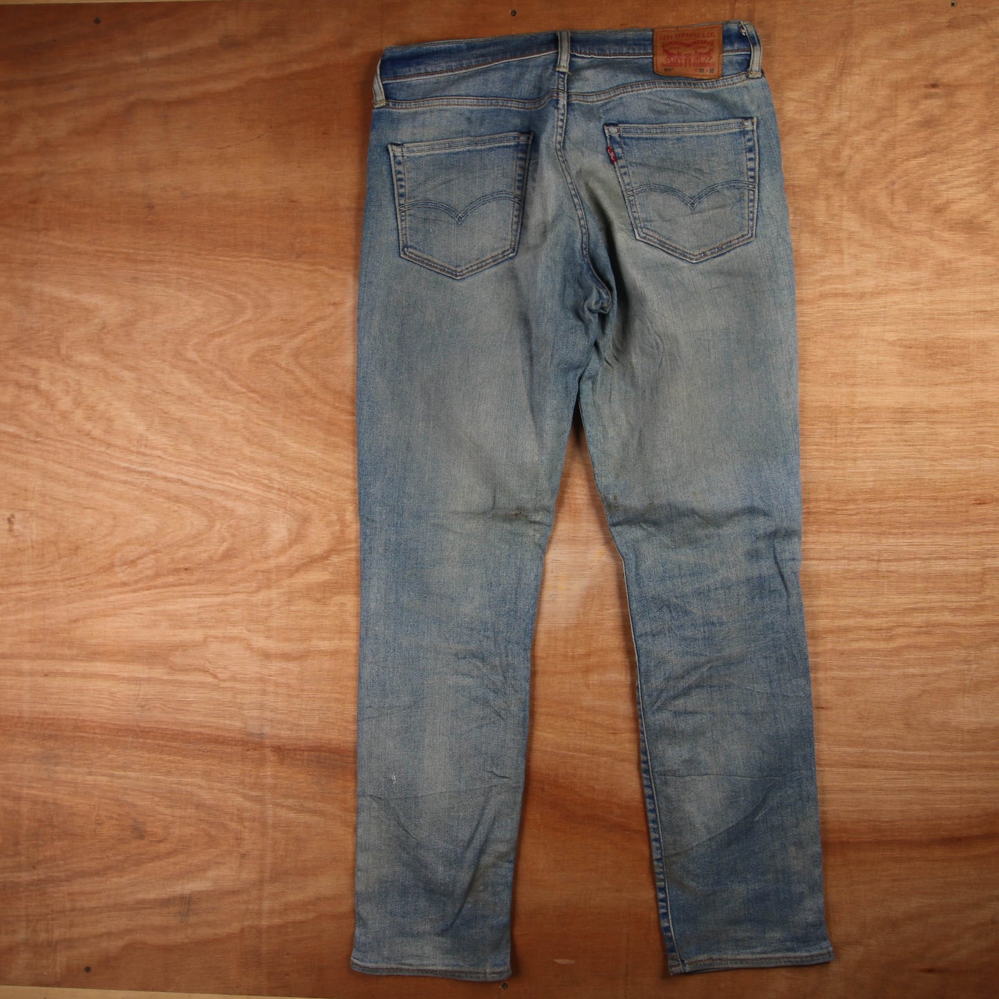 Levi's 511 Red Tab W34 L31 Slim Fit Blue Denim Jeans