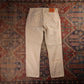 Levi's 541 W30 L27 Tapered Leg Beige Denim Jeans
