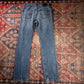 Lee W32 L32 Straight Leg Relaxed Fit Classic Ripped Style Blue Denim Jeans