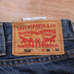 Levi's 515 Red Tab W34 L9 Flared Blue Denim Jeans