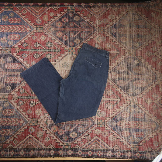 Lee W36 L31 Relaxed Fit Tapered Leg Blue Denim Jeans