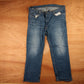 Levi's 505 Red Tab W42 L27 Straight Leg Regular Fit Blue Denim Jeans