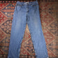 Lee W36 L34 Straight Leg Relaxed Fit Blue Denim Jeans