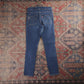 Levi's Red Tab W28 L28 Skinny Low Rise Blue Denim Jeans