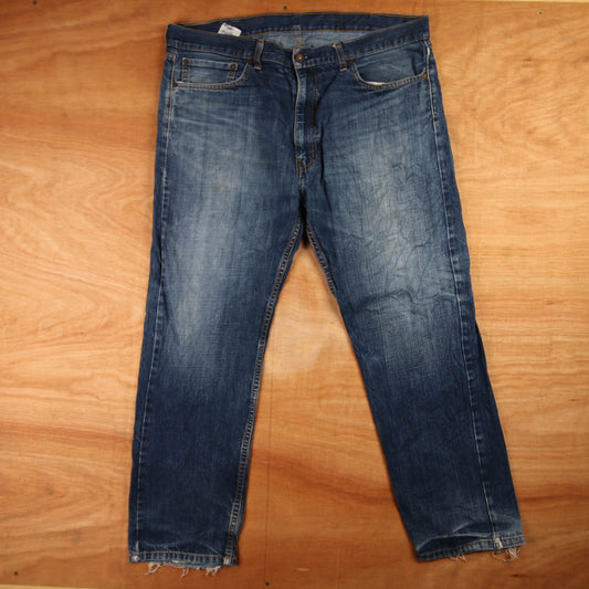 Levi's 505 Red Tab W40 L29 Straight Leg Regular Fit Blue Denim Jeans