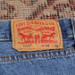 Levi's 505 W34 L29 Straight Leg Regular Fit Blue Denim Jeans