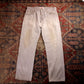 Levi's 501 W32 L28 Original Fit Beige Denim Jeans