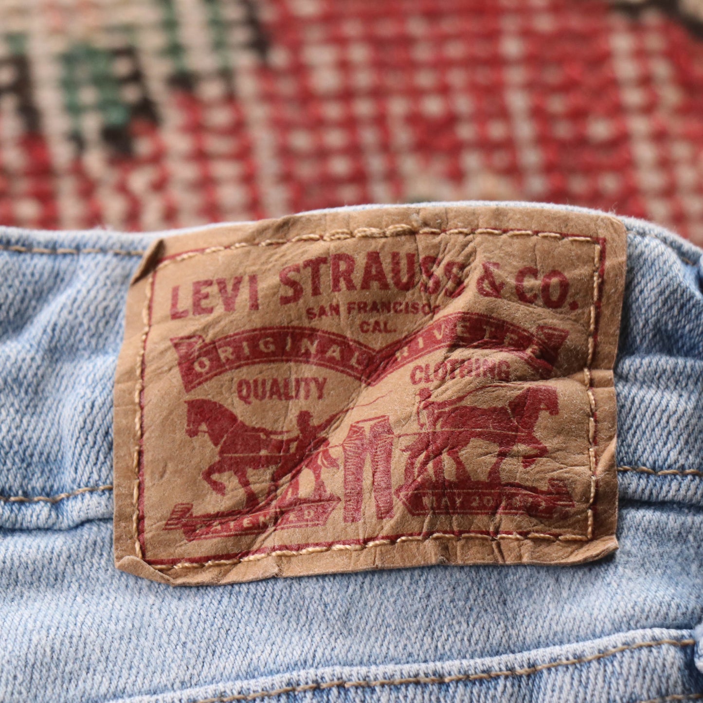 Levi's 560 Red Tab W28 L29 Comfort Fit Blue Denim Jeans