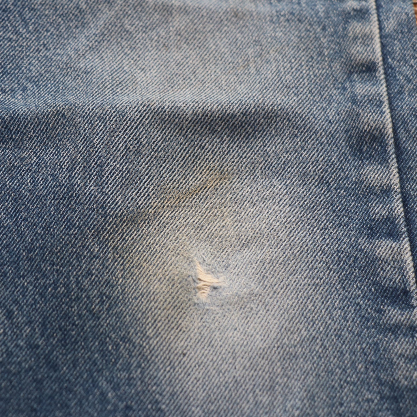 Lee W32 L27 Straight Leg Blue Denim Jeans