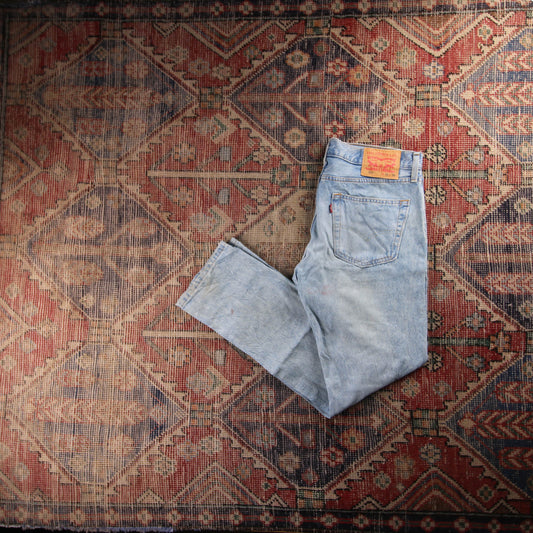 Levi's 511 Red Tab W34 L30 Slim Fit Blue Denim Jeans