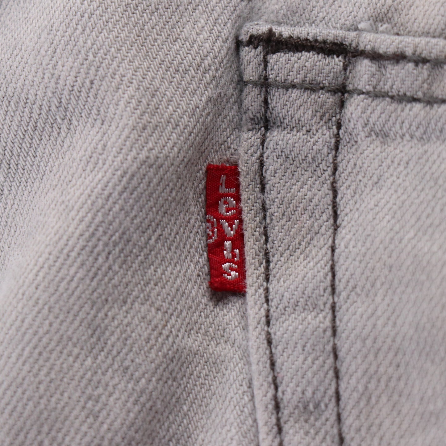 Levi's 514 W36 L31 Straight Leg Grey Denim Jeans