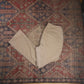 Lee W38 L29 Straight Leg Regular Fit Beige Denim Trousers