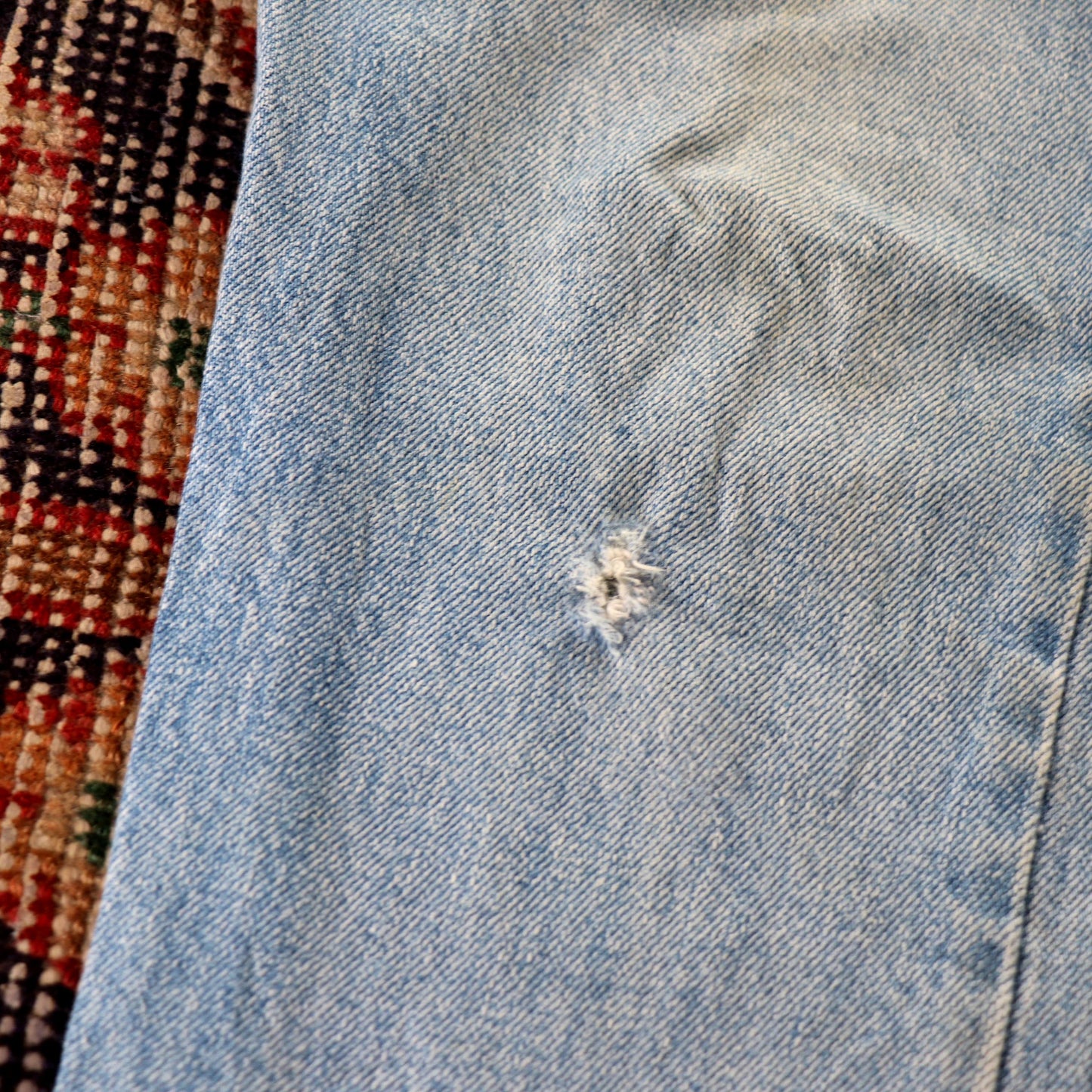 Levi's 512 Orange Tab W24 L30 Tapered Leg Slim Fit Blue Denim Jeans