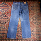 Lee W34 L30 Straight Leg Relaxed Fit Blue Denim Jeans
