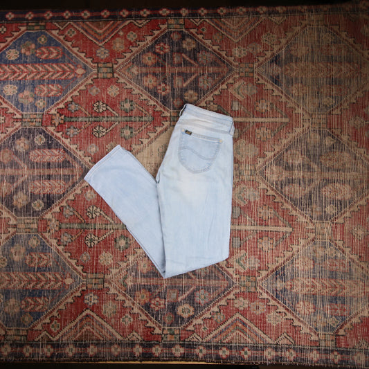 Lee W28 L29 Skinny Blue Denim Jeans