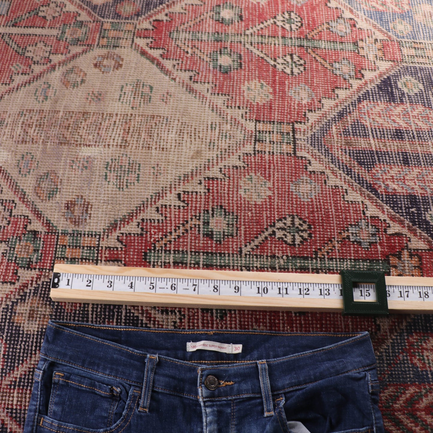 Levi's 510 Red Tab W32 L29 Skinny Blue Denim Jeans