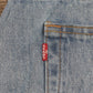 Levi's 505 W36 L34 Straight Leg Regular Fit Blue Denim Jeans