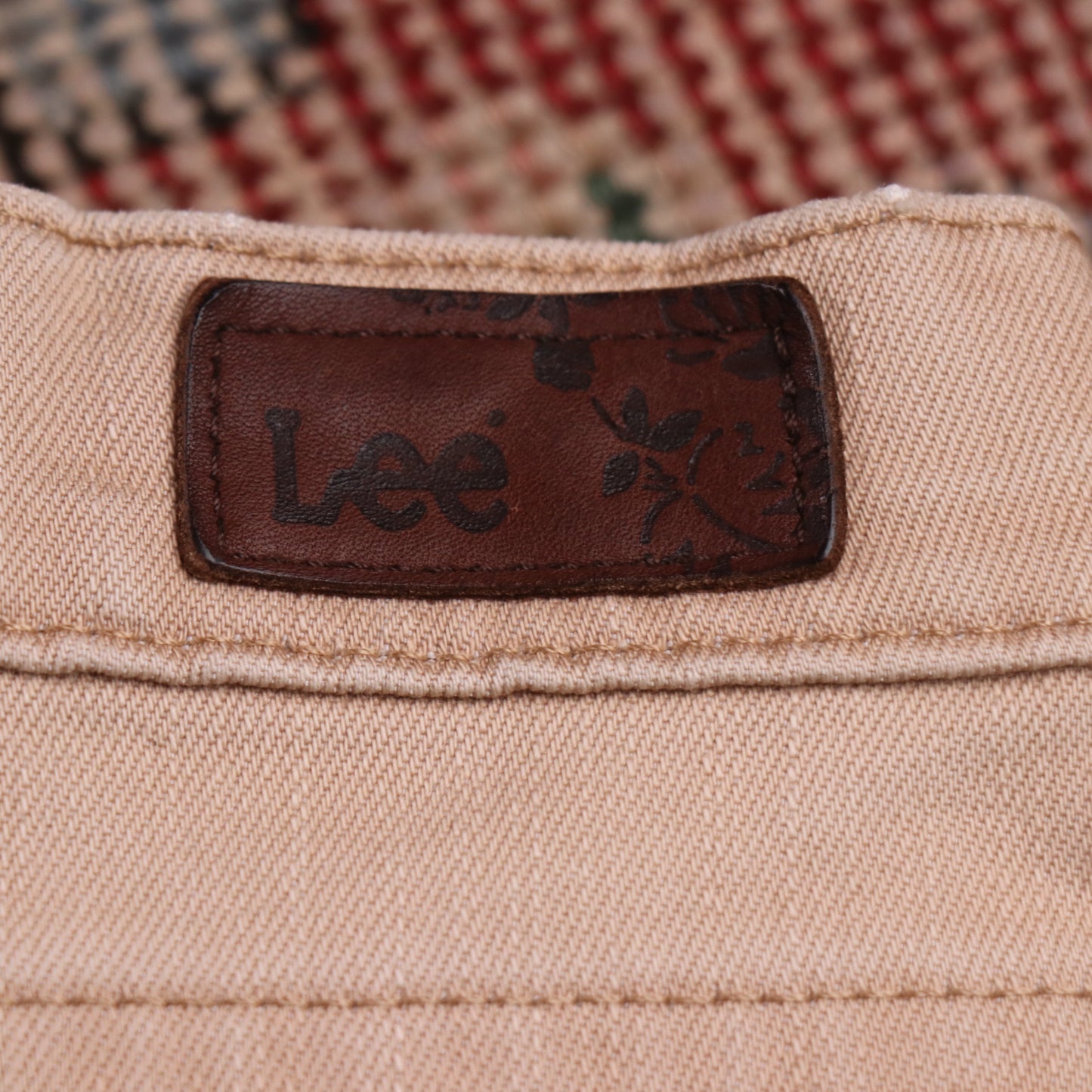 Lee W32 L30 Straight Leg Beige Denim Jeans