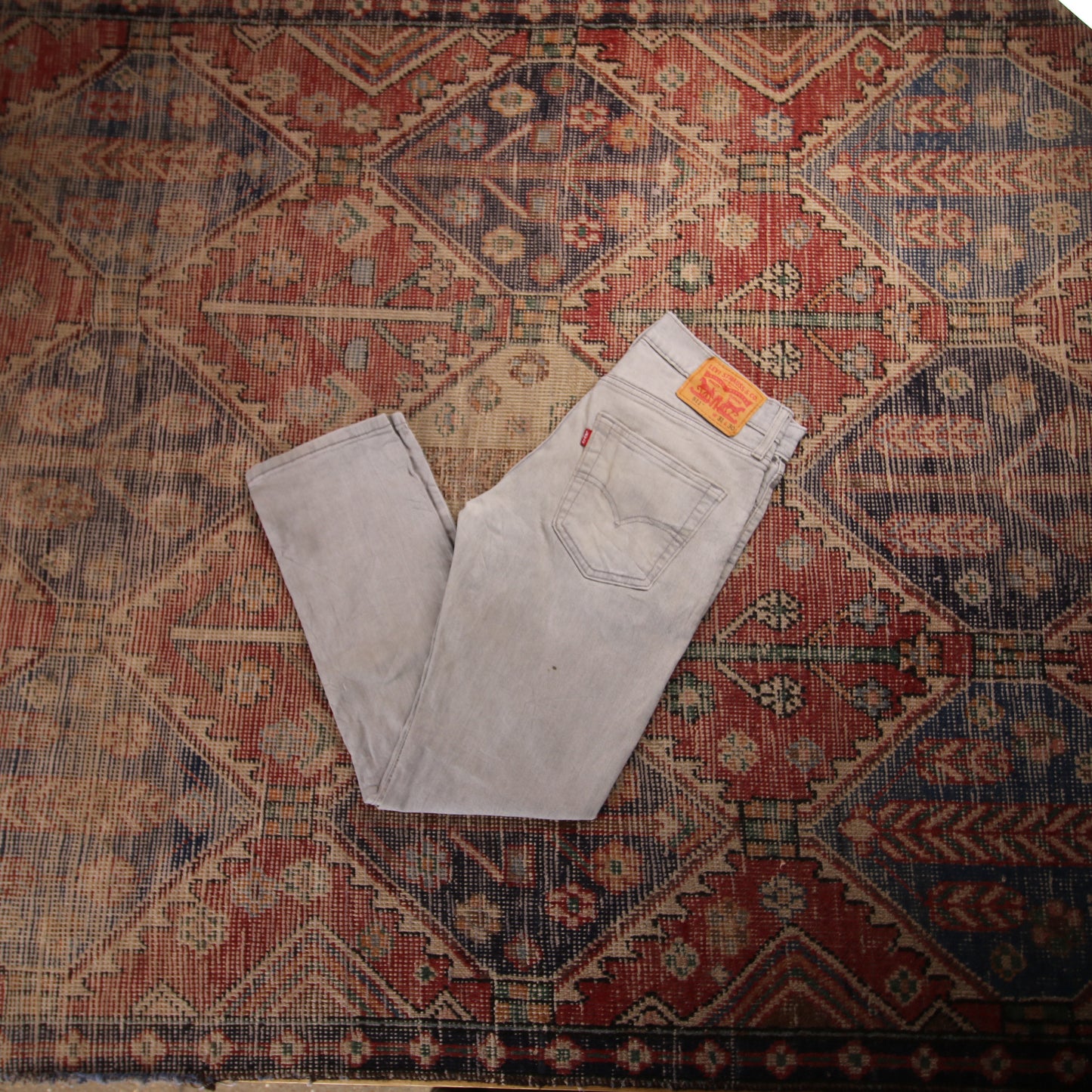 Levi's 511 W32 L28 Slim Fit Grey Denim Jeans