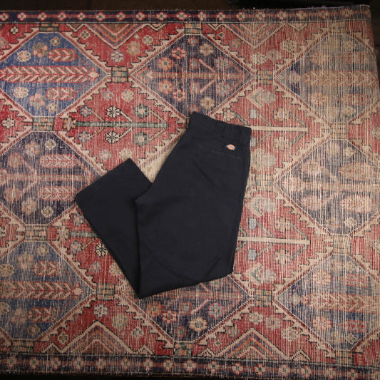 Dickies 874 W32 L26 Straight Leg Black Cotton Blend Casual Trousers