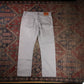 Levi's 508 W34 L26 Tapered Leg Regular Fit Beige Denim Jeans